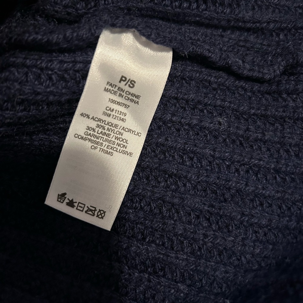 Dynamite Navy Blue Ribbed Sweater - Picture 4 of 4